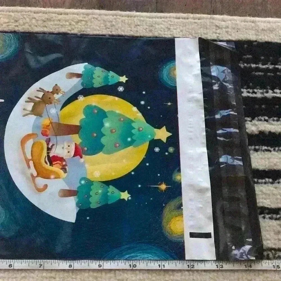 Merry Christmas 100PCS *Poly Mailers 10x13 Inch. - Picture 3 of 3
